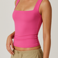 ✨LAST DAY BUY 1 GET 1 FREE✨Women's Square Neck Sleeveless Double-Layer Tank Top