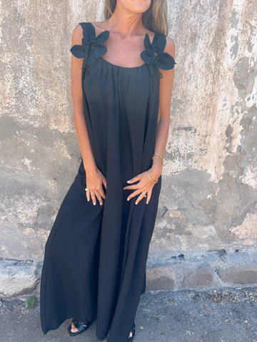 💕Limited Sale 50% OFF💕Women’s Elegant Floral Strap Maxi Dress