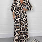 💖LAST DAY SALE 50% OFF💖Leopard print V-neck jumpsuit