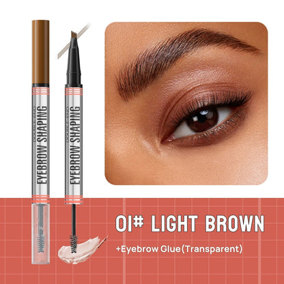 ❣️LAST DAY - BUY 1 GET 1 FREE❣️2-in-1 Brow Pen and Sealing Brow Gel for Real Fuller Eyebrows🥳Free shipping