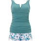🩱🩱2025 SUMMER 50% OFF🎁 Tummy Control Two-Piece Tankini Set