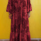 💖LAST DAY SALE 50% OFF💖Women Summer V-neck Forest Pattern Maxi Dress