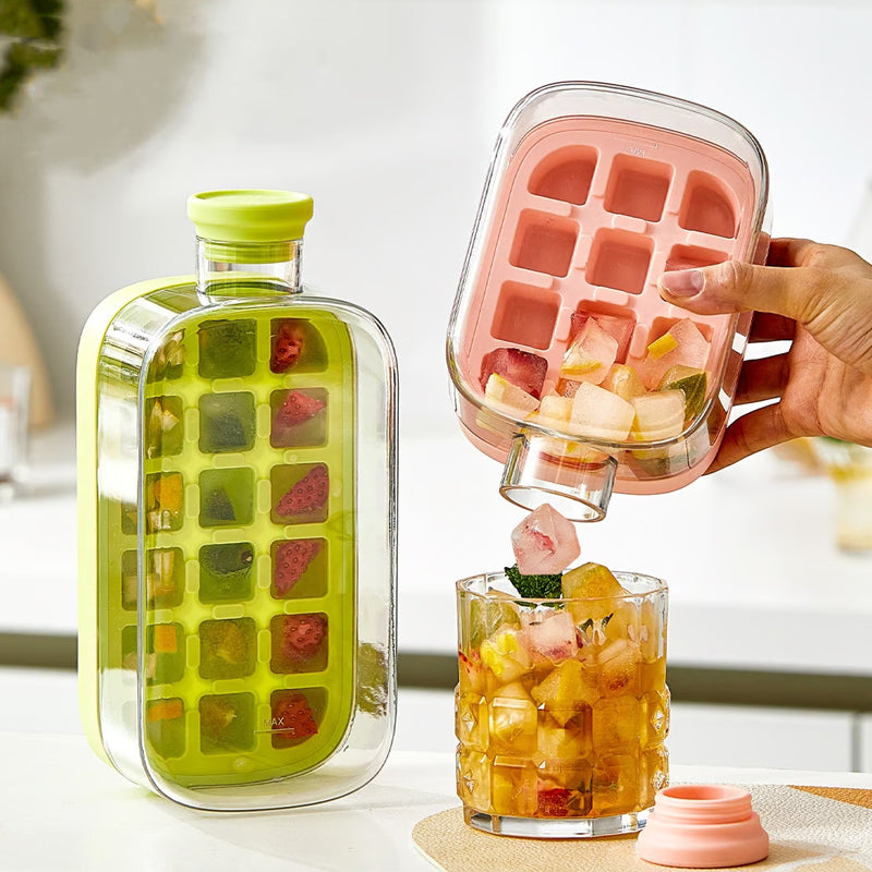 🔥Hot Sale 50%🔥Press-To-Cold Ice Cube Mold&Kettle