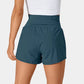 💖LAST DAY SALE 50% OFF💖High Waisted 2-in-1 Yoga Shorts & Side Pockets