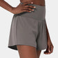 💖LAST DAY SALE 50% OFF💖High Waisted 2-in-1 Yoga Shorts & Side Pockets