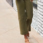 ⏳ Limited time 50% off! 💥Stretch Twill Cropped Wide Leg Pants | High Waist + Stretch Twill（The more you buy, the higher the discount）