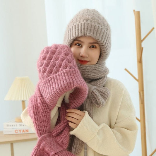 💖Limited Sale 50% OFF💖Winter Versatile Knitted Hooded Scarf for Women