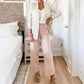 ⏳ Limited time 50% off! 💥Stretch Twill Cropped Wide Leg Pants | High Waist + Stretch Twill（The more you buy, the higher the discount）