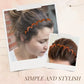 💗LAST DAY - BUY 1 GET 1 FREE💗U-Shape Fashion Tooth Hair Comb Headband