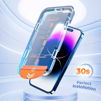 🔥Hot Sale 50% Off🔥4K HD/Anti-Peeping Tempered Glass Screen Protector with Auto Dust-elimination Installation for iPhone