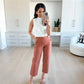⏳ Limited time 50% off! 💥Stretch Twill Cropped Wide Leg Pants | High Waist + Stretch Twill（The more you buy, the higher the discount）