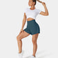 💖LAST DAY SALE 50% OFF💖High Waisted 2-in-1 Yoga Shorts & Side Pockets