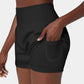💖LAST DAY SALE 50% OFF💖High Waisted 2-in-1 Yoga Shorts & Side Pockets