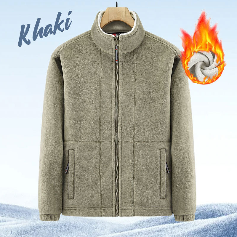 💜 LETZTER TAG DER AKTION – 50 % RABATT 💜- Herrenjacke mit doppelseitigem Fleece