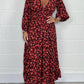 💖LAST DAY PROMOTION - 50%OFF💖Heart Smocked Midi Dress