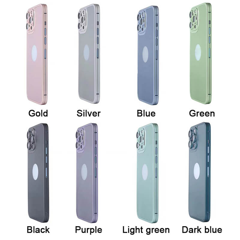 💖Limited Sale 50% OFF💖For iPhone 12/13/14 Titanium Alloy Double-sided Glass All-inclusive Phone Case