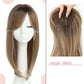 💇‍♀️Topper Layered Hair Hairpieces with Bangs for Women with Thinning Hair