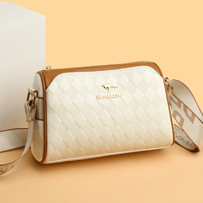 💥Hot Sale 50% Off💥Fashion Diamond Pattern Large Capacity 3-Layer Crossbody Bag