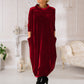 💖Limited Sale 50% OFF💖Round Neck Slimming Long Dress