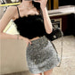 ✨New Arrival✨Shiny Sequined Mini Skirt