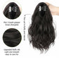 💖Limited Sale 50% OFF💖Curly Wig High Ponytail with claw clip