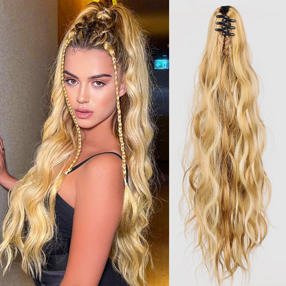 💖Limited Sale 50% OFF💖Curly Wig High Ponytail with claw clip