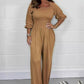 💖Limited Sale 50% OFF💖Women's Elastic Waist Summer Jumpsuit