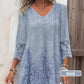 💖Limited Sale 50% OFF💖Elegant half sleeve v-neck lace dress for women