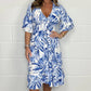 🎉This week's Special Sales - 50% OFF✨Women’s Elegant V-Neck Dresses with Botanical Prints