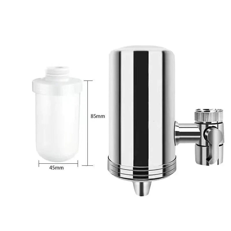 🔥HOT SALE 50%OFF🔥Installation-free Stainless Steel Household Faucet Water Purifier