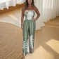 💖LAST DAY PROMOTION - 50%OFF💖Women’s Sexy Summer Print Loose Fit Strapless Jumpsuit