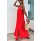 💖LAST DAY SALE 50% OFF💖Loose-Fit Spaghetti Strap Maxi Dress with Side Slit