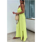 💖LAST DAY SALE 50% OFF💖Loose-Fit Spaghetti Strap Maxi Dress with Side Slit