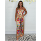 ✨Early Summer New✨Women's Spaghetti Strap Printed Top & Loose Pants 2-Piece Set