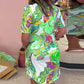 💖LAST DAY SALE 50% OFF💖Women Colorful Printed V-Neck Dress