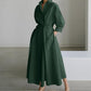 🔥Hot Sale 50% OFF💃Women's Pure Cotton Shirt Collar Dress