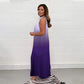 💖LAST DAY SALE 50% OFF💖Gradient Pleated Halter Neck Dress