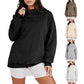 💖New arrival-50% OFF💖Women's Mock Neck Long Sleeve Pullover Sweatshirt