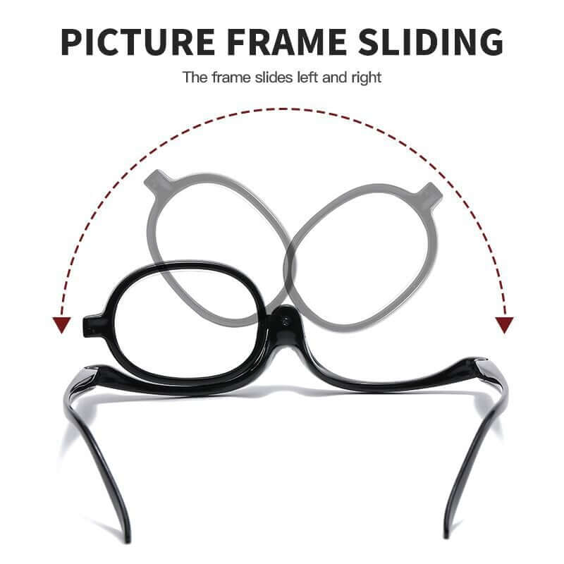 💥HOT SALE 50% OFF💥Rotating Makeup Glasses🧐