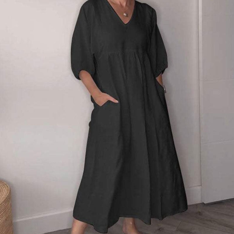 💕Limited Time 50% Off💕Women's V-neck Casual Dress