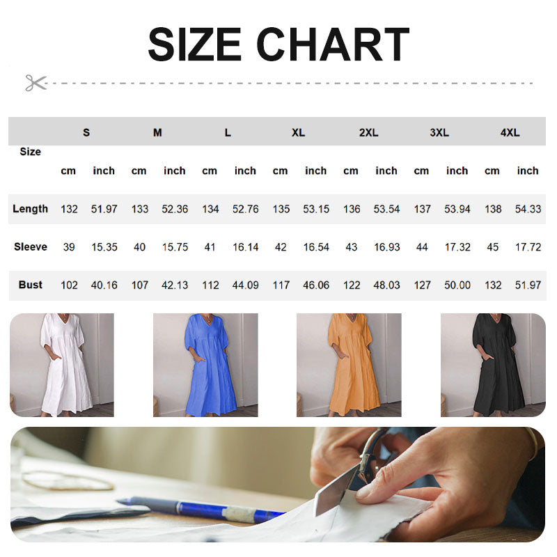 💕Limited Time 50% Off💕Women's V-neck Casual Dress