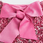 💃Limited Time 50% Off🎀Dance All Night Sequin Back Tie Up Bow Loose Mini Cutee Dress🎀