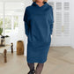 💖Limited Sale 50% OFF💖Women's Fleece-Lined Hoodie Dress with Pockets