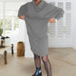 💖Limited Sale 50% OFF💖Women's Fleece-Lined Hoodie Dress with Pockets
