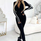 💖Limited Sale 50% OFF💖Women's Sporty Zip-Up Long Sleeve Jumpsuit