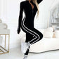 💖Limited Sale 50% OFF💖Women's Sporty Zip-Up Long Sleeve Jumpsuit