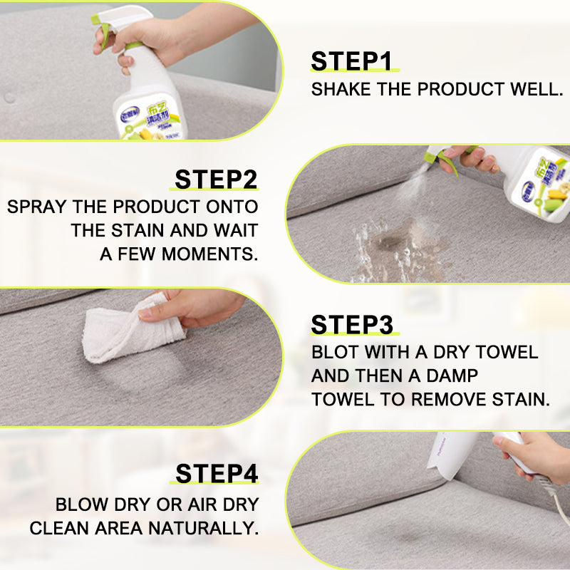 Wash-Free Fabric Deep Cleaner Spray