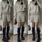 💖Limited Sale 50% OFF💖Knitted woolen dress set