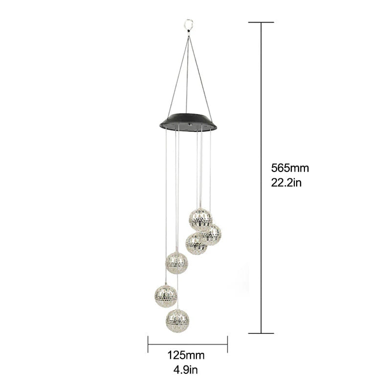 🏠Solar Wind Chime Outdoor Light🍃