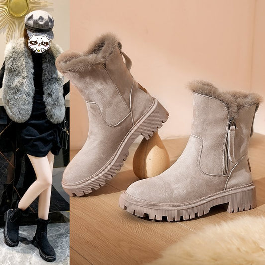 🎅Early Xmas Sales - 50% OFF🎄Women's Winter Fleece Martin Snow Boots